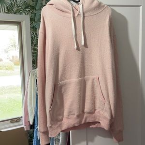 Fleece factory pink sweater